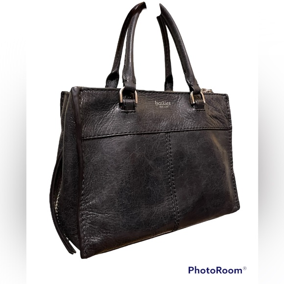 Metallic Black Botkier mini tote and crossbody bag - Picture 2 of 12